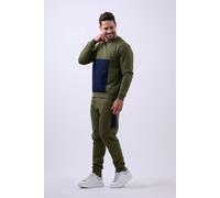 Crew Neck Colour Block Sweatshirt Enorsia Green L