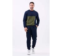 Crew Neck Colour Block Sweatshirt Enorsia Navy M