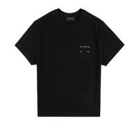 Crew Neck Cotton Jersey T-Shirt, female, Hogan, T-Shirts, Black, S, Tops S