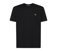 Crew Neck Cotton Jersey T-shirt - male - Stone Island - T-Shirts - Black - 3XL - Tops 3XL