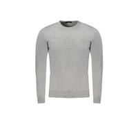 Crew-neck Embroidered Jumper - male - Cavalli Class - Round-neck Knitwear - Gray - L - Knitwear L