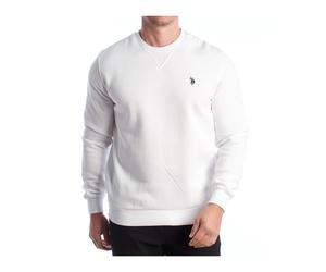 Crew Neck Fleece-Lined Sweatshirt - male - U.S. Polo Assn. - Sweatshirts - White - 2XL - Sweatshirts & Hoodies 2XL
