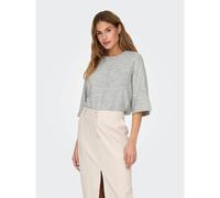 ONLY Female Knitted Jumper ONLSIMONI Knitted Jumper, Light Grey Mix, S