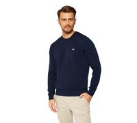 Crew Neck Jumper with Micro Logo - male - Lacoste - Round-neck Knitwear - Blue - S - Knitwear S