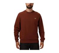 Crew Neck Sweatshirt- male- Fred Perry- Sweatshirts- Brown- XL- Sweatshirts & Hoodies XL