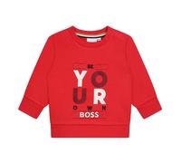Crew Neck Sweatshirt - unisex - Boss - Kids Sweatshirts - Red - 12 M - Kids 12 M