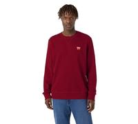 Crew neck sweatshirt Wrangler Sign Off Rouge M