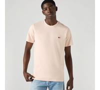 Crew Neck T-Shirt with Short Sleeves salmon pink
