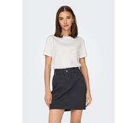 Crew Neck T-Shirt with Short Sleeves White