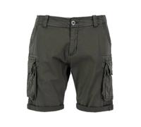 Crew Short - male - Alpha Industries - Casual Shorts - Gray - W30 - Shorts W30