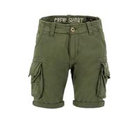 Crew Short - male - Alpha Industries - Casual Shorts - Green - W30 - Shorts W30