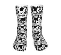 Crew Socks Abortion Is Murder Mid-Calf Sock Breathable Running Socks Unisex Athletic Stocking For Tennis Birthday Gift Cycling