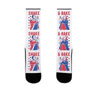 Crew Socks Shake & Bake: George Washington'S Benjamin Franklin Durable Socks Stretchy Calf Sockings For Festival Mens Women