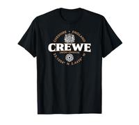 Crewe Cheshire England Coordinates Label 2C T-Shirt