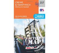 Crewe & Nantwich Map | Weatherproof | Whitchurch & Tattenhall | Ordnance Survey | OS Explorer Active Map 257 | England | Walks | Hiking | Maps | Adventure