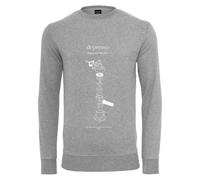Crewneck sweatshirt Mister Tee Depresso Gris XL