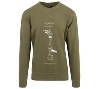 Crewneck sweatshirt Mister Tee Depresso Vert XL