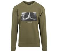 Crewneck sweatshirt Mister Tee Pray Vert M