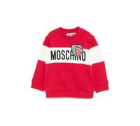 Crewneck Sweatshirt with Front Print - unisex - Moschino - Kids Sweatshirts - Red - 9 M - Kids 9 M