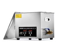 CREWORKS 10L Digital Ultrasonic Cleaning Machine with Heater & Timer, 240W Stainless Steel Ultrasonic Cleaner Machine, Professional Ultrasonic Parts Cleaner for Retainer Glasses Auto Tool Machine Part