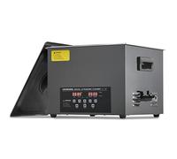 CREWORKS 15L Digital Ultrasonic Cleaning Machine with Degas and Gentle Mode, 360W Ultrasonic Cleaner Machine with Heater and Timer, Professional Ultrasound Cleaner for Glasses Auto Tool Machine Part