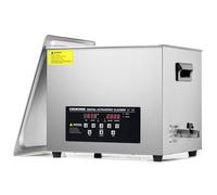 CREWORKS 15L Digital Ultrasonic Cleaning Machine with Degas & Gentle Modes, 360W Stainless Steel Ultrasonic Cleaner Machine, Professional Ultrasonic Parts Cleaner for Retainer Glasses Auto Tool Part