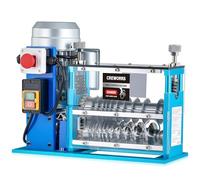 CREWORKS 550W Automatic Wire Stripper with 11 Channels, Power Cable Stripper Machine for 1.5mm to 40mm Copper Wire, DIY Electrical Wire Stripper Machine DIY Tool for Home Repair Remodelling Recycling