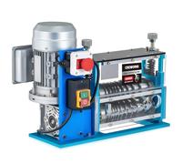 CREWORKS Automatic Cable Stripper, 11 Channel Wire Stripping Machine for 1.5-40 mm Copper Wires, 550W Cable Stripper Tool with 10 Blades, Electric Wire Stripper Machine for Workshop Recycling