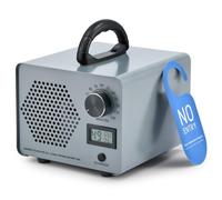 CREWORKS Ozone Generator, 35000 mg/h High Capacity Ozone Machine for Car Home Smoke Pet Odor Removal, Commercial Ozone Odor Eliminator Air Purifier with Timer Display for 300 m² Room