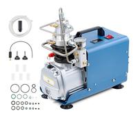 CREWORKS PCP Compressor,4500 PSI/30 MPa /300 BAR Manual Stop PCP Air Rifle Compressor,High-Pressure Electric Air Compressor Pump for Airgun Paintball Fighting and Diving