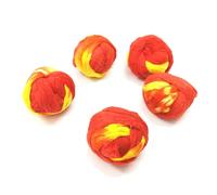 CREYENTES Nadachadi Handmade Red Thread Kalawa Nadachadi Cotton Wrist Band Pooja moli | Raksha Sutra For Pujan, Havan, Worship, Diwali, Festival., Pack of 5, Cotton, no gemstone