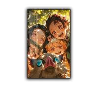 Crezura Demon Slayer (InoZenTan) Framed Wall Art 60 x 40 cm - Ready to Hang Anime Décor