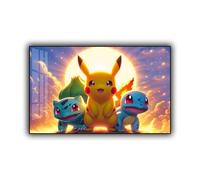Crezura OG Pokémon Framed Wall Art 60 x 40 cm - Ready to Hang Anime Décor
