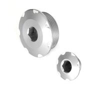 CRF110F Crankcase Cover Compatible with CRF110 CRF 110F 2013-2024 Motorbike Engine Timing Plugs Bolts Silver