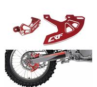 CRF250 Dirt Bike Rear Brake Disc Guard & Dirt Bike Caliper Guard Compatible with CRF250R 2004-2017,CRF250X 2004-2017,CRF450R 2002-2017,CRF450X 2005-2017,CRF450RX 2017 Motorcycle Sprocket Cover