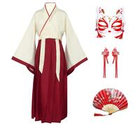 CRFASIBE Kids Hanfu Costume, 4PCS Children Traditional Chinese Clothing Set