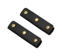 CRFFZ 1 Pair Soft PU Leather Handles Sleeve Handle Protectors Soft Grip Wallet Strap Covers for Luggage Purses and Bags Luggage Protector