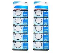 CRFFZ 10Pcs / 5pcs CR2450 Highly Density Cores Lithium Batteries, CR2450 Battery 3V Lithium Batteries Longevity in Small Designs Long Last Power