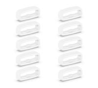 CRFFZ 10pcs Silicone Fastener Replacement Accessories Wristband Retainer Smartwatch Straps 22mm Belt Watch Straps