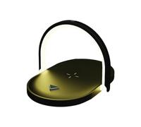 CRFFZ 15W Fast Charging Station with Dimmable Eye Protective Lamp Adjustable Angled Night Light Suitable for Tablet Bedroom Offices Foldable Bedlight