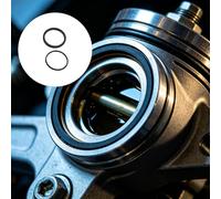 CRFFZ 22/27 / 32/34 / 38mm Multiple Size Brake Piston Seal Suitable for Various Motorcycle Scooters Models with Easy Installation Disc Brake Piston Ringing
