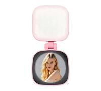 CRFFZ 360 Degree Rotatable Selfie Lamp Light with 3 Mode and Mirroring Function for Perfect Lighting on the Go Pocket Sized Beauty Ringing