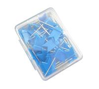 CRFFZ 50 Pcs Flag Pin Push Pins Thumb Tacks Decorative Pushpins Colorful Notice Board Pin for Map Thumb Tacks Colorful Push Pins