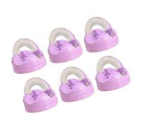 CRFFZ 6Pcs Cable Organizers with 360 Degree Rotation and Strong Magnet for Desktop Data Line Management Cable Hook