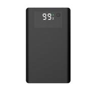 CRFFZ 6x18650 Mobile Powerbanks Kits Large Capacity Quick Charging Not Welding Neededs Two Port Real Time Power Monitors Fast Charging Battery Case