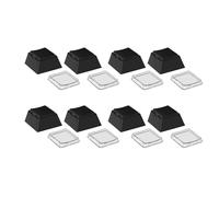 CRFFZ 8Pieces Dye Sublimation Keycaps Set Wear Resistant for Mechanical Keyboards Comfortable Typing Dye Sublimation Keycaps