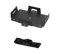 CRFFZ Battery Tray with Adjustable Hold Down Strap for Secure Mounting of 12V 6V Batteries in Various Vehicles Motorcycle Battery Tray