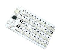 CRFFZ Compact KB V1.1 Keyboard Unit Base on AVR MEGA8A 50 Keys Programmable for Space Saving Designs ABS Keypad Small Keyboard