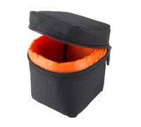 CRFFZ Cylindrical Storage Bag Camera Lens Pouch with Thick Padded Anti-Scratch Pocket Photographer Waist Large Wide Camera Lens Pouch