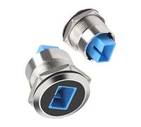 CRFFZ Embedded Female to Female Fiber Socket Panel Module for Easy Installation in Environment Opening 22mm Adapters Plate